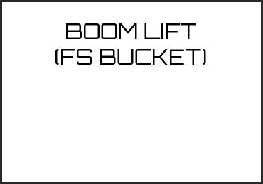 Picture for category BOOM LIFT (FS BUCKET)