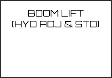 Picture for category BOOM LIFT (HYD ADJ & STD)