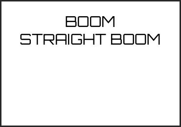 Picture for category BOOM STRAIGHT BOOM