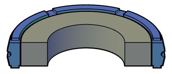 Picture of PISTON SEAL 2-PC METRIC