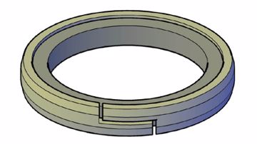 Picture of PISTON SEAL 2-PC METRIC
