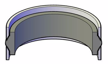 Picture of PISTON SEAL 3-PC METRIC