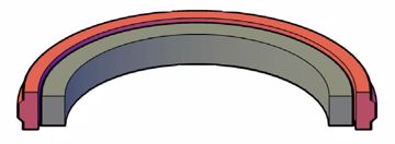 Picture of PISTON SEAL 2-PC METRIC